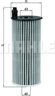 Knecht/Mahle OX 813/1D масляный фильтр на 4 кабрио (F33, F83)