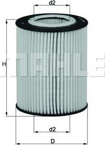 KNECHT/MAHLE Фильтр масляный LANDROVER Freelander 2 3.2 06->/VOLVO S80 II 3.0 (LR001419, OX433D)