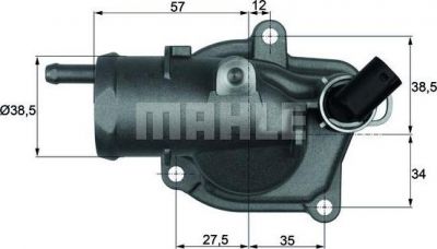 Knecht/Mahle TI 31 87 термостат, охлаждающая жидкость на MERCEDES-BENZ SPRINTER 4,6-t c бортовой платформой/ходовая часть (906)