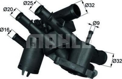 Knecht/Mahle TM 4 109 термостат, охлаждающая жидкость на VW GOLF IV (1J1)