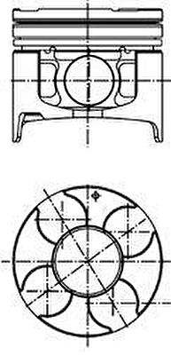 Kolbenschmidt 40290600 поршень на MITSUBISHI PAJERO SPORT II (KH_, KG_)