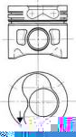 Kolbenschmidt 94427700 поршень на VW GOLF IV (1J1)