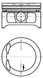 Kolbenschmidt 97363610 поршень на OPEL FRONTERA B (6B_)