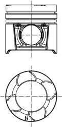 Kolbenschmidt 97460604 поршень на MAN TGL