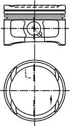 KOLBENSCHMIDT Поршень ДВС Seat. VW Golf 1.6i 16V=76.5 1.2x1.5x2.5 std99> (99563600)