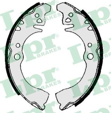 LPR 05640 05640 Барабанная тормозная колодка