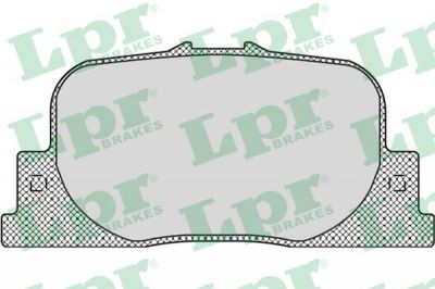 LPR 05P1112 Колодки тормозные задние TOYOTA CAMRY 99-01 (0446647010)