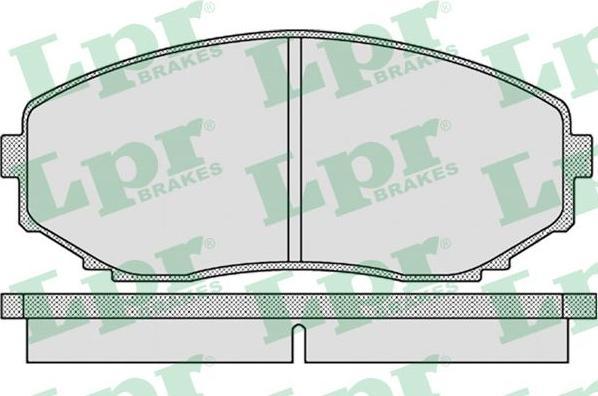 LPR 05P1132 Колодки тормозные перед. MAZDA E2000 E2200 MPV I II 96-> (S4YK3323Z)