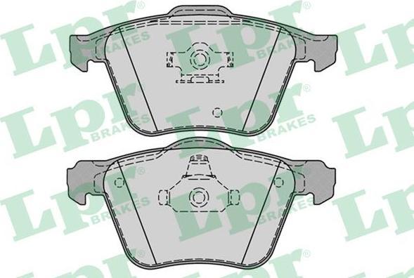 LPR 05P1237 Колодки тормозные передние VOLVO XC90 02> (31262705)