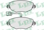 LPR 05P1302 Колодки тормозные дисковые FORD MONDEO 00>07/JAGUAR X-TYPE 01> передние с датч. (1250688)