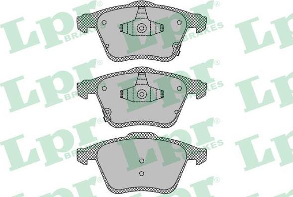 LPR 05P1350 Колодки тормозные дисковые передние Mazda 6 02- 2.3 (GPYA3323ZB)