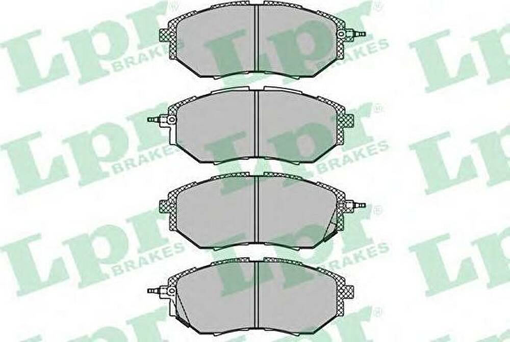 LPR 05P1402 Колодки тормозные дисковые SUBARU Legacy IV 03- Outback 2,5/3,0 03- Tribeca 3,0 05- (26296AG030)