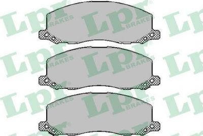 LPR 05P1468 Колодки тормозные передние OPEL INSIGNIA 08- SAAB 9-5 10- R18 (1605202)