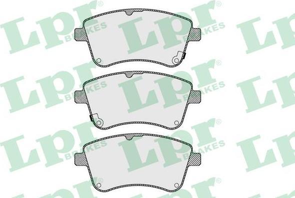 LPR 05P1623 Колодки тормозные дисковые KIA VENGA 10- передние (581011PA00)