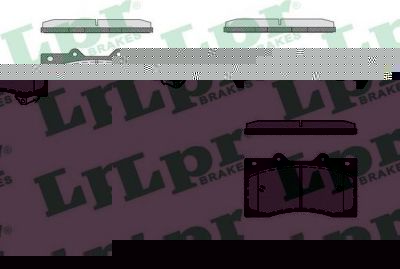 LPR 05P1797 Колодки тормозные NISSAN PATROL Y62 10- передние