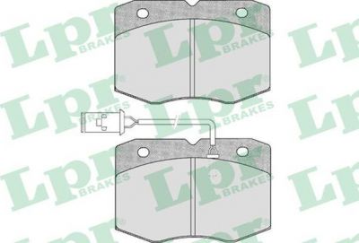 LPR 05P388 05P388 Дисковая тормозная колодка