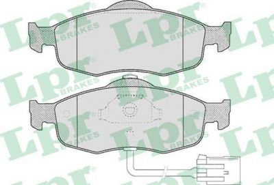 LPR 05P461 Колодки тормозные передние FORD MONDEO 93-00 SCORPIOO 86-94 без датч. (6882584)