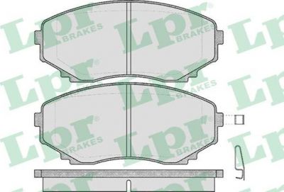 LPR 05P570 Колодки тормозные дисковые MAZDA E-SERIE Platform/Chassis (SD1), E-SERIE Plat (23515)