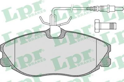 LPR 05P620 Колодки тормозные передние CITROEN XSARA PEUGEOT 406 607 (425160)