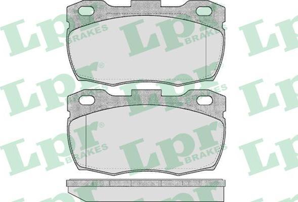 LPR 05P626 05P626 Дисковая тормозная колодка