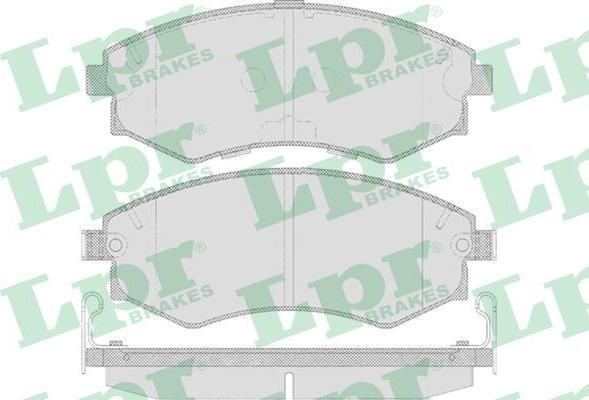 LPR 05P640 Колодки тормозные передний SY Rexton 02- (4813008150)