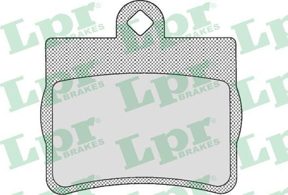 LPR 05P725 Колодки тормозные зад MB W202 96->00 (0024205120)