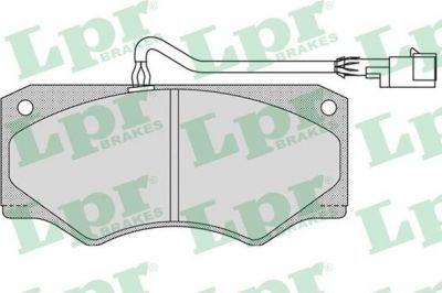 LPR 05P962 комплект тормозных колодок, дисковый тормоз на IVECO DAILY II автобус
