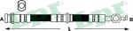 LPR 6T46281 Шланг тормозной MAZDA 626 82-97 передний