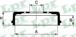LPR 7D0687 тормозной барабан на MAZDA 2 (DE)