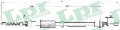 LPR C0264B трос, стояночная тормозная система на FORD MONDEO I (GBP)