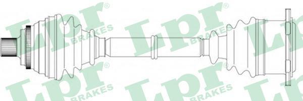 LPR DS14224 приводной вал на VW PASSAT Variant (3B6)