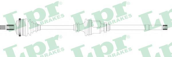 LPR DS16067 приводной вал на PEUGEOT 605 (6B)