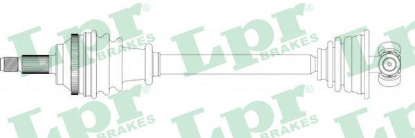 LPR DS37073 приводной вал на OPEL MOVANO Combi (J9)