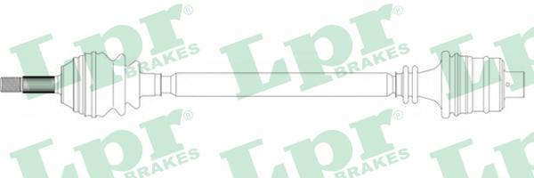 LPR DS39139 приводной вал на RENAULT CLIO I (B/C57_, 5/357_)