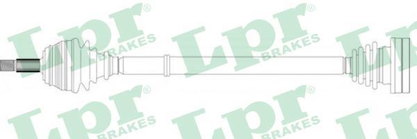 LPR DS51033 приводной вал на VW SCIROCCO (53B)