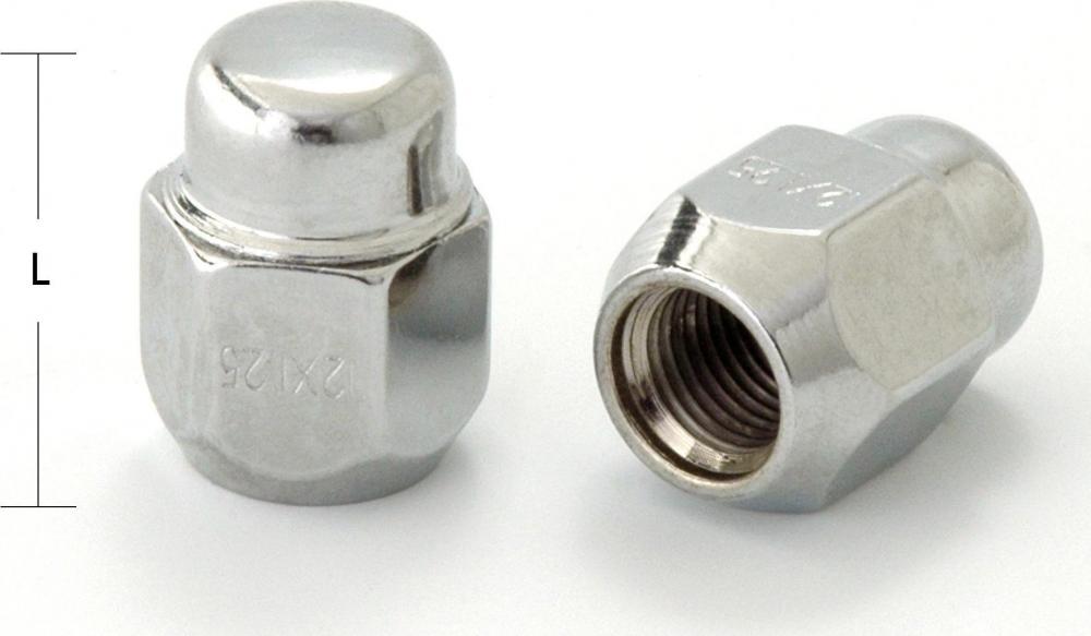 LS Slik Гайка M12x1,25 27/ hex21, конус, цинк (1706S)