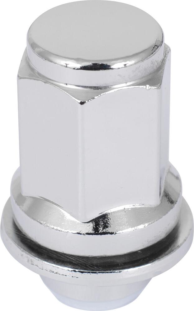 LS S032854 Гайка колесная M12×1.5, 47 мм, пресс/шайба, ключ 21 мм, хром