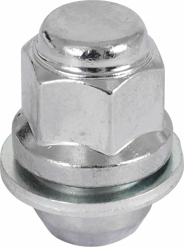 LS S045539 Гайка колесная M12×1.25, 37 мм, пресс/шайба, ключ 21 мм, хром