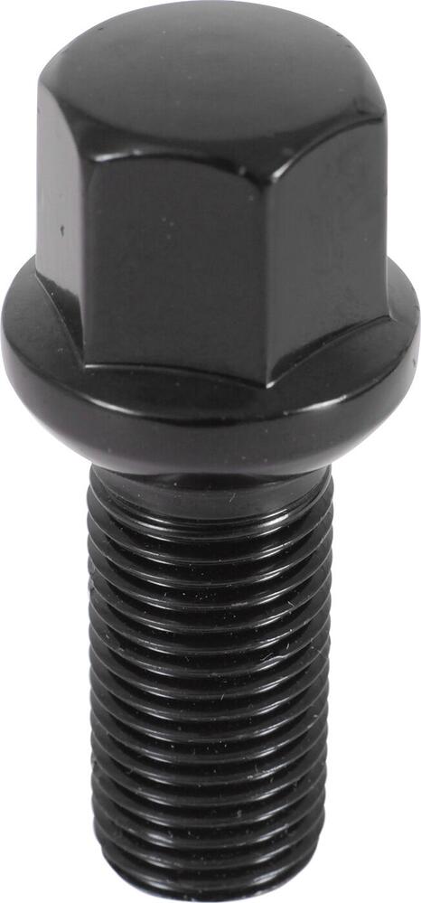 LS S046540 Болт колесный M14×1.5, 54/28 мм, сфера, ключ 17 мм, черный