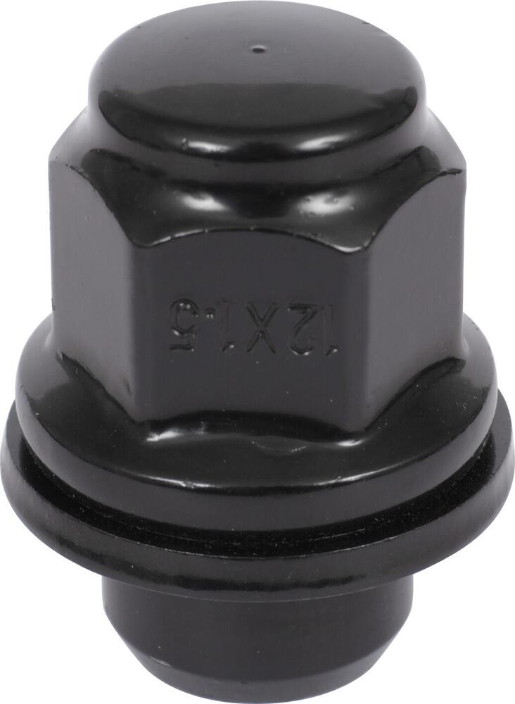LS S093232 Гайка колесная M12×1.5, пресс/шайба, ключ 21 мм, черный