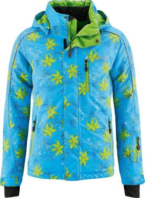 Куртка горнолыжная MAIER 2015-16 0616 Flower blue/green allover (140)