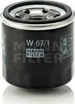 MANN Фильтр масляный MAZ NIS SUB KIA HYU FOR INFINITI G35 (W 67/1) MANN Фильтр масляный MAZ NIS SUB KIA HYU FOR INFINITI G35 (W 67/1)