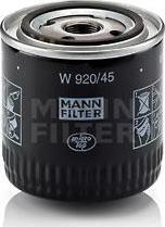 MANN Фильтр масляный FORD Maverick II/Mondeo III/MAZDA MPV mot.2.5/3.0L (W 920/45)