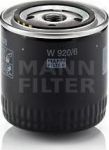 MANN Фильтр масляный CHRYSLER/DODGE/JEEP mot.3,0/4,0/4,7L (W 920/6) MANN Фильтр масляный CHRYSLER/DODGE/JEEP mot.3,0/4,0/4,7L (W 920/6)
