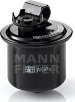 Mann WK 67 x топливный фильтр на HONDA CONCERTO (HW, MA)