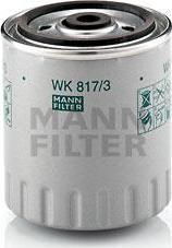 MANN Фильтр топливный MB дизель /SSANG YONG Korando/Musso 2,9TD (WK 817/3 X) MANN Фильтр топливный MB дизель /SSANG YONG Korando/Musso 2,9TD (WK 817/3 X)