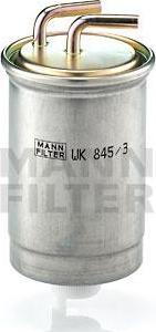 Mann WK 845/3 топливный фильтр на FORD FIESTA фургон (FVD)