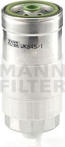 MANN Фильтр топливный AUDI A4/A6/A80/A100/VW PASSAT -00/VOLVO 850/S70/S80 D/TD (028127435A, WK845/1)