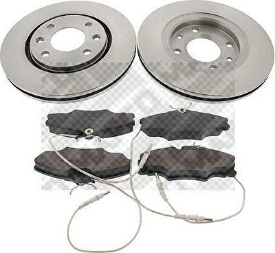 MAPCO 47352 комплект тормозов, дисковый тормозной механизм на PEUGEOT 406 Break (8E/F)