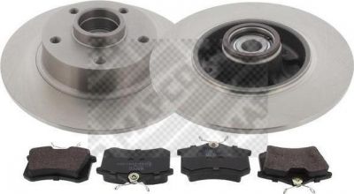 MAPCO 47459 комплект тормозов, дисковый тормозной механизм на RENAULT MEGANE III Наклонная задняя часть (BZ0_)